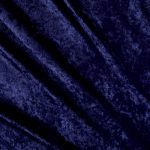 Navy Crushed Velvet