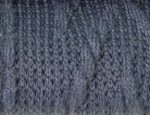 Dark Gray Blue Cable Knit