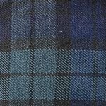 Navy Forest Plaid Twill