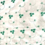 Green Embroidered Cotton