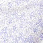 White Lavender Cotton Print