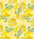 Lemon Polka Dot